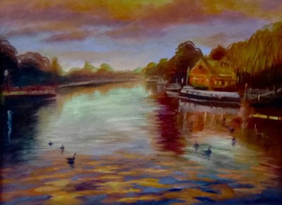 Twickenham Sunset, 2024 by Lee Campbell