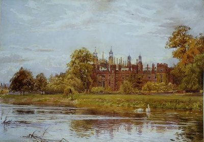 Eton College from the River by Leigh Sampson
