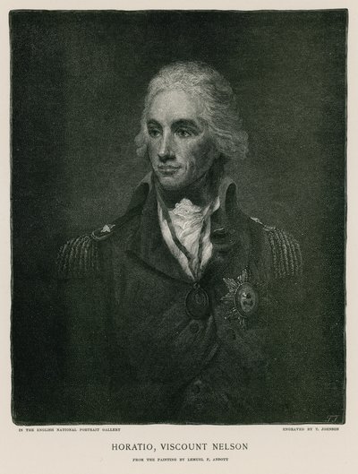 Horatio, Viscount Nelson by Lemuel Francis Abbott