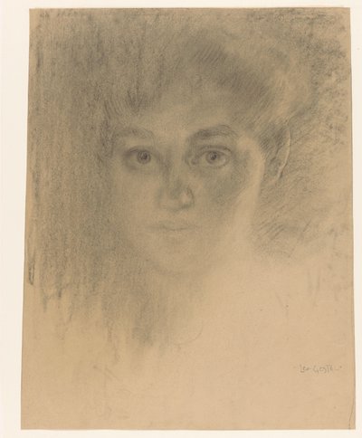 Face of a Woman by Leo Gestel (signed by artist)