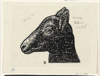 Head of a Lamb by Leo Gestel (signed by artist)