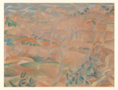 Landscape in Mallorca by Leo Gestel (signed by artist)
