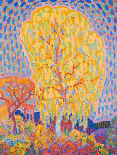 Autumn tree by Leo Gestel