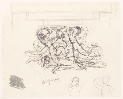 Naked Women, Swimming by Leo Gestel