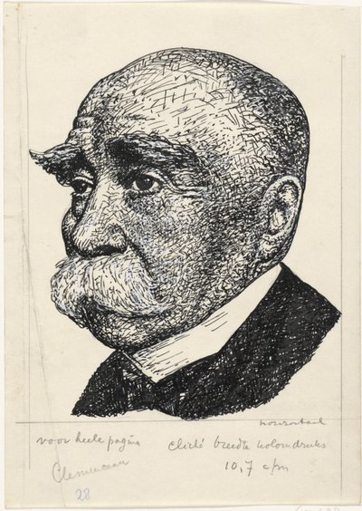 Portrait of George-Eugène-Benjamin Clemenceau by Leo Gestel