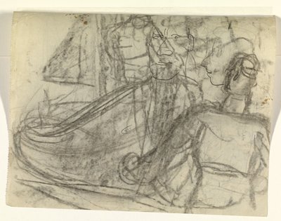 Ship and Figures by Leo Gestel