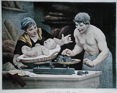 A Good Weight by Leon (after) Olivie