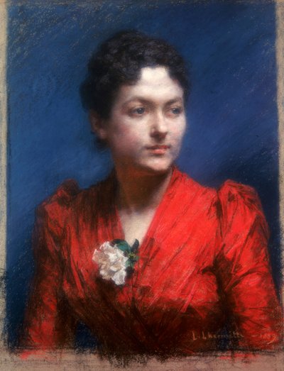 Madame Lambert by Leon Augustin Lhermitte
