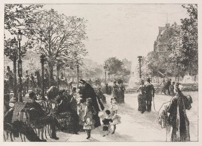 Tuileries Gardens by Leon Augustin Lhermitte