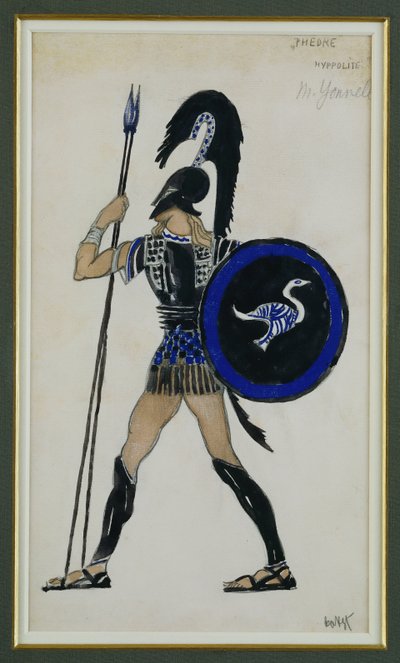 Costume Design for Hippolitus from 