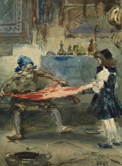 Oriental Scene by Leon Bakst