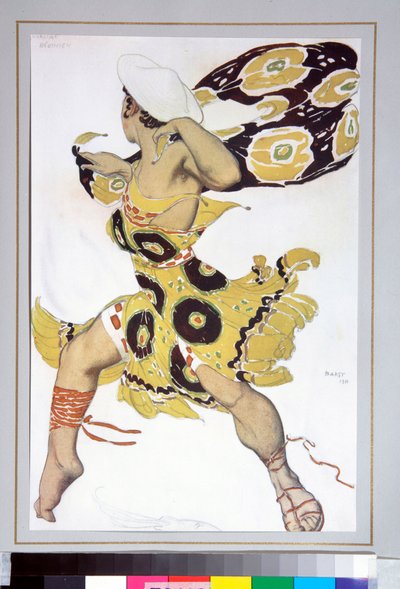 Phobos. Costume for the Ballet “Narcissus” by Leon Bakst