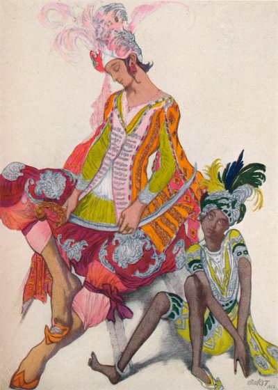 Prince and Slave Dreaming by Leon Bakst