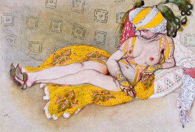 The Yellow Sultana, 1916 by Leon Bakst