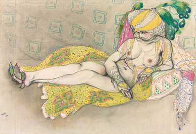 The Yellow Sultana, 1916 by Leon Bakst