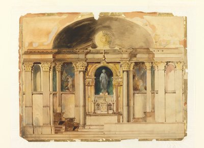 Rendering of Chancel by Leon Dabo