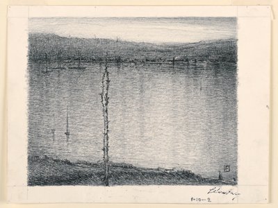 View Across a River by Leon Dabo