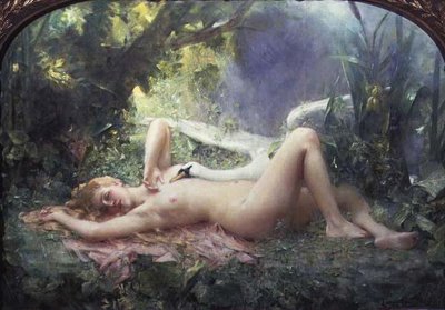 The Triumph of the Swan by Leon Francois Comerre