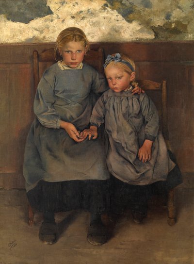 Two Walloon Country Girls by Leon Henri Marie Frederic