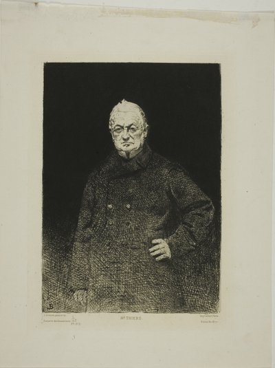 Monsieur Thiers by Leon Joseph Florentin Bonnat