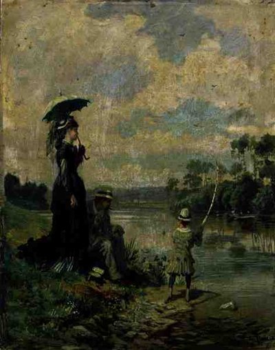 The Fishing Party by Leon Joseph Voirin