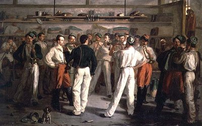 The Trumpet Practice by Leon Louis Leclaire