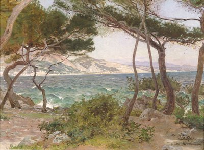 The French Riviera by Leon Louis Tanzi