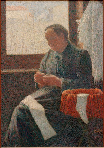 Portrait of Madame Vallad by Leon Pourtau