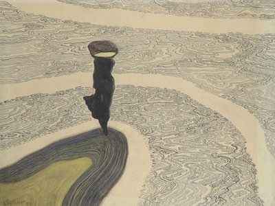 Woman at the Shoreline by Leon Spilliaert