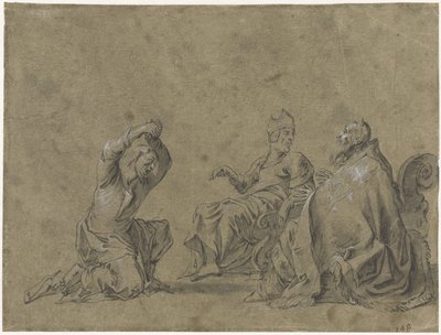 Judas Returns the Silver Coins by Leonaert Bramer