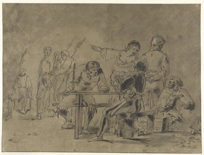 Peter Denies Christ by Leonaert Bramer