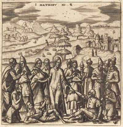 Christ Healing the Sick by Leonard Gaultier