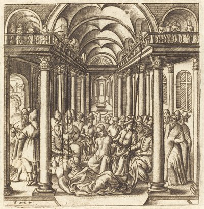 Christ Heals the Paralyzed Man by Leonard Gaultier