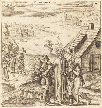 Christ Heals the Two Blind Men by Leonard Gaultier