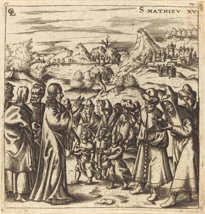 Christ Rebukes the Scribes and Pharisees by Leonard Gaultier
