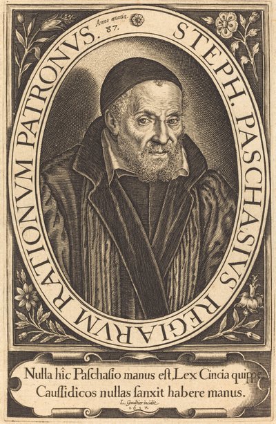 Étienne Pasquier by Leonard Gaultier