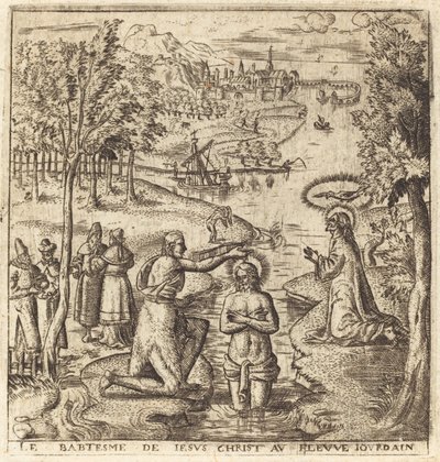 The Baptism of Christ by Leonard Gaultier