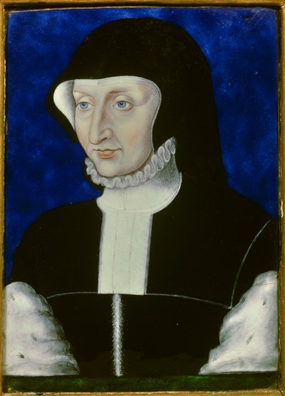 Portrait of Antoinette de Bourbon by Leonard Limosin
