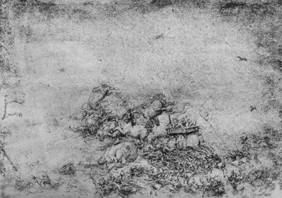 A Fantastic Battle by Leonardo da Vinci