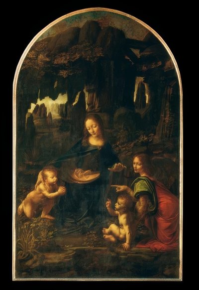 The Madonna of the Rocks by Leonardo da Vinci