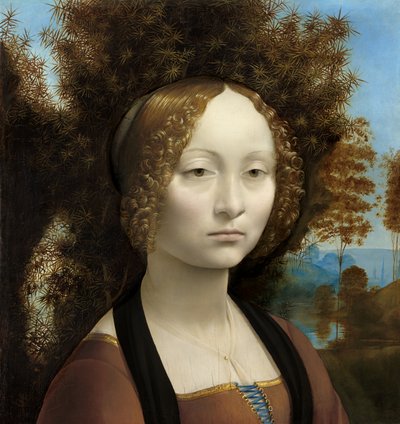 Ginevra de Benci by Leonardo da Vinci