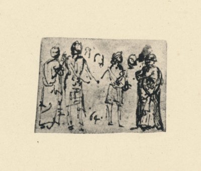 Group of Figures, c1480 by Leonardo da Vinci