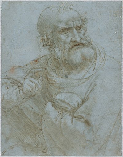 Half-Length Figure of an Apostle by Leonardo da Vinci