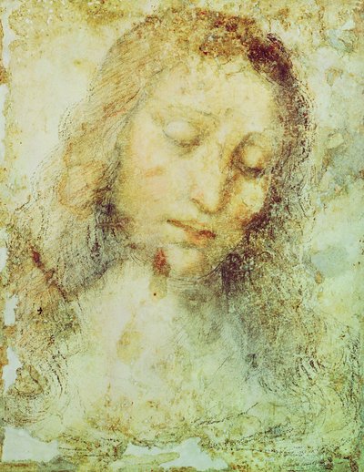 Head of Christ by Leonardo da Vinci