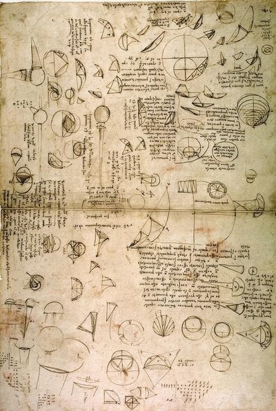 Squaring the Circle by Leonardo da Vinci