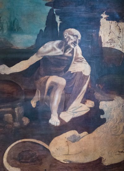 St Jerome by Leonardo da Vinci