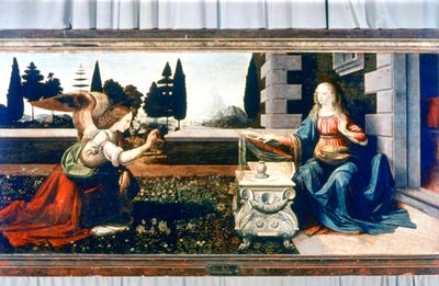 The Annunciation by Leonardo da Vinci