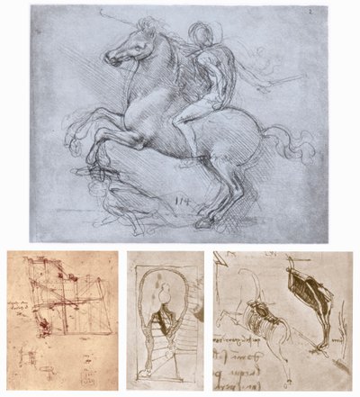 The Sforza Monument by Leonardo da Vinci