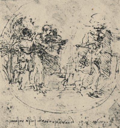 The Unmasking of Envy, c1480-1945 by Leonardo da Vinci