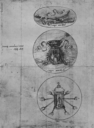 Three Emblems by Leonardo da Vinci